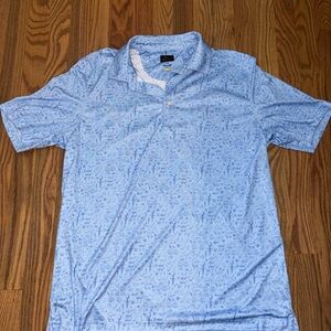 Light Blue Men’s Short Sleeve Polo Shirt
